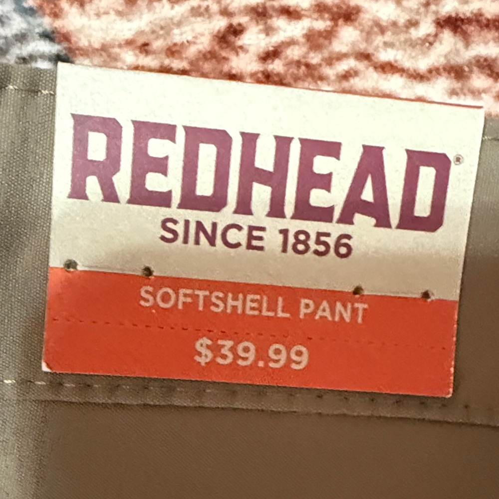 RedHead Men's Chinos shoftshell- Brown 36x30 - Picture 6 of 6